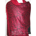 Cachemire New Zebra Print Rouge